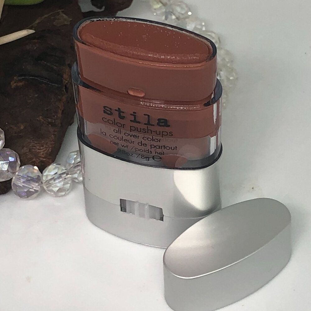 Stila Color Push Ups Blush & All Over Color - Nude Flash - Full Size - New*